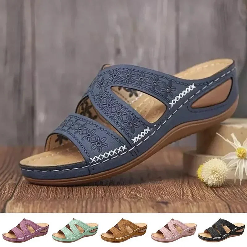 Valenzora - Premium Orthopedic Wedge Sandals with Open Toe