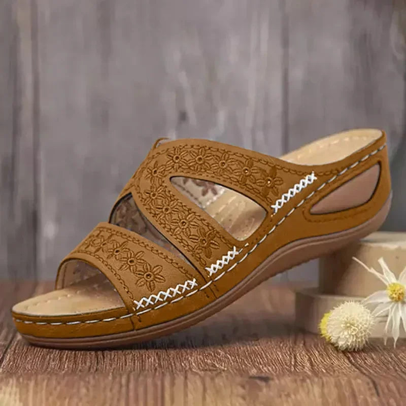 Valenzora - Premium Orthopedic Wedge Sandals with Open Toe