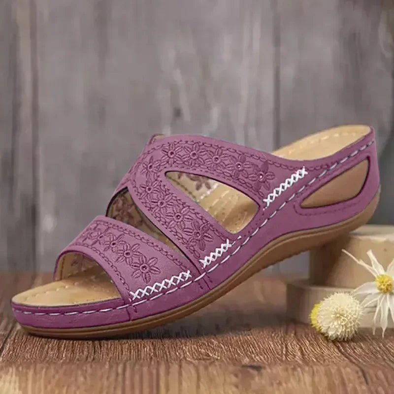 Valenzora - Premium Orthopedic Wedge Sandals with Open Toe