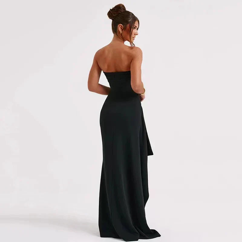 Elegant strapless party dress
