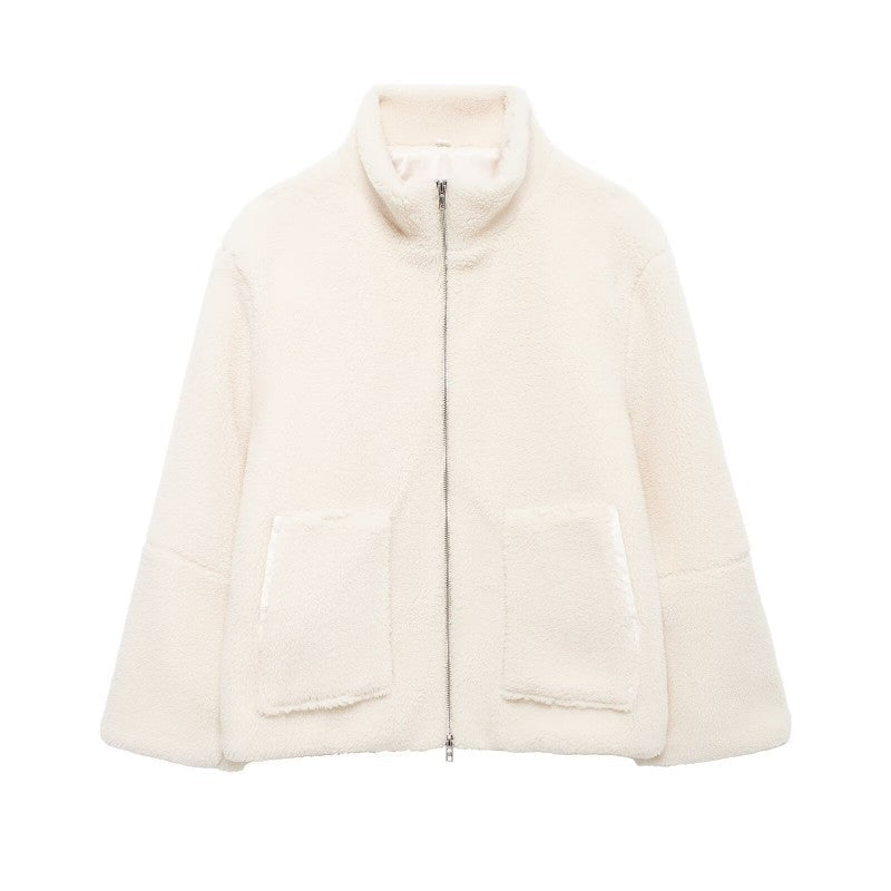 Valenzora | Kuschelige Fleece-Reißverschlussjacke