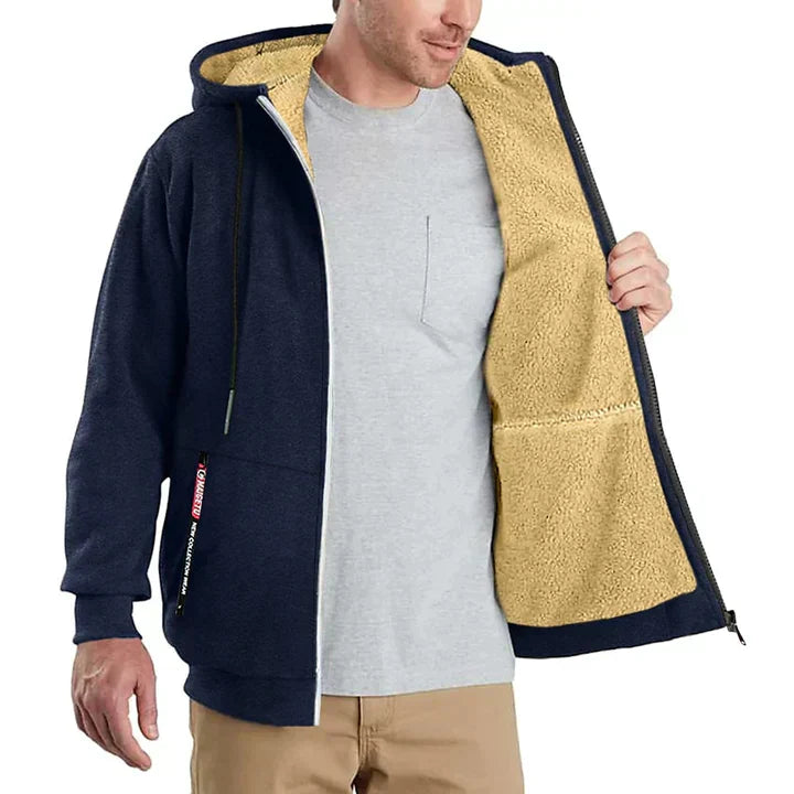 Valenzora | Kapuzenpullover mit Fleece-Futter und Reißverschluss