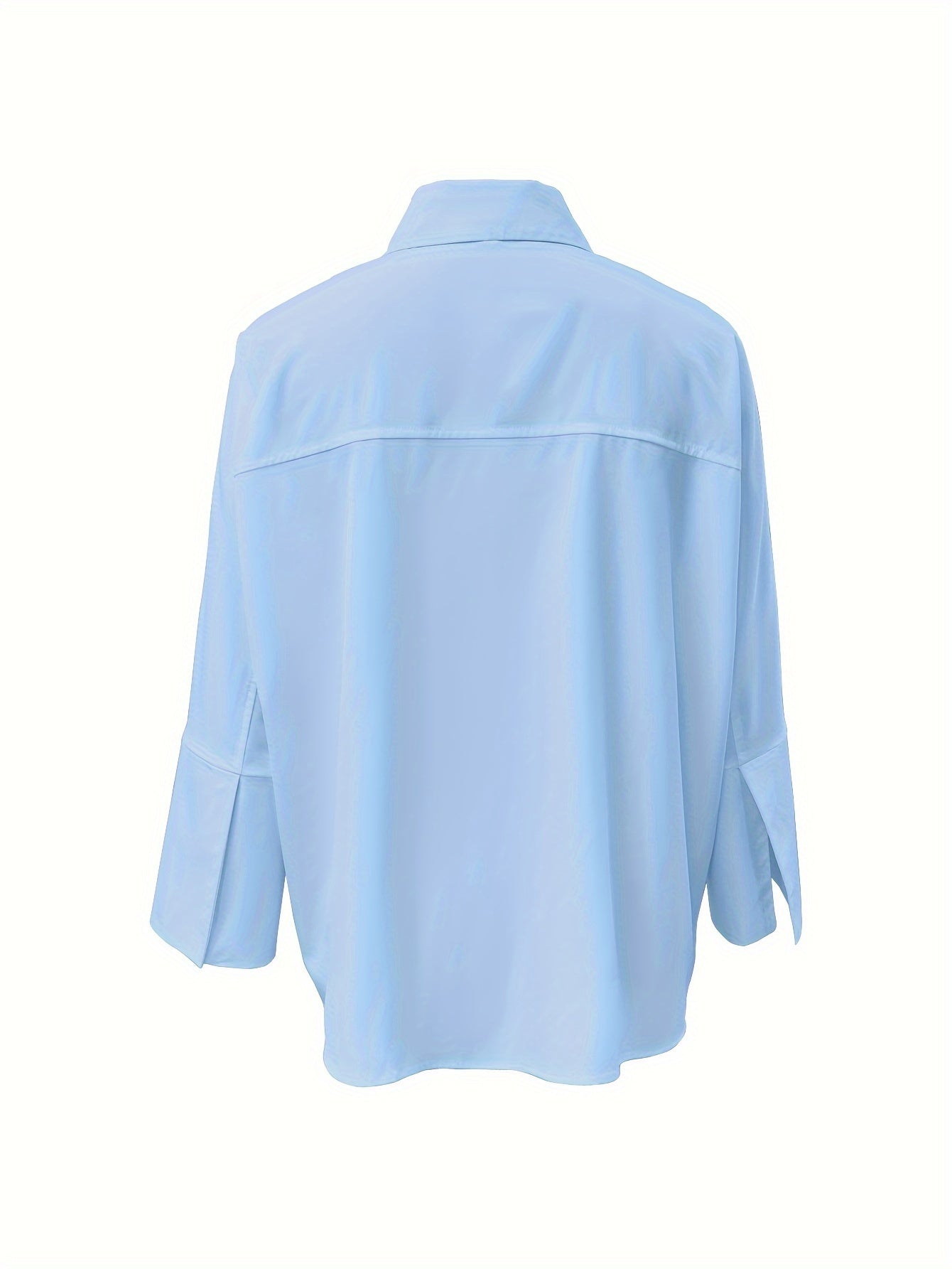 Valenzora | Timeless collared shirt with long cuffed sleeves