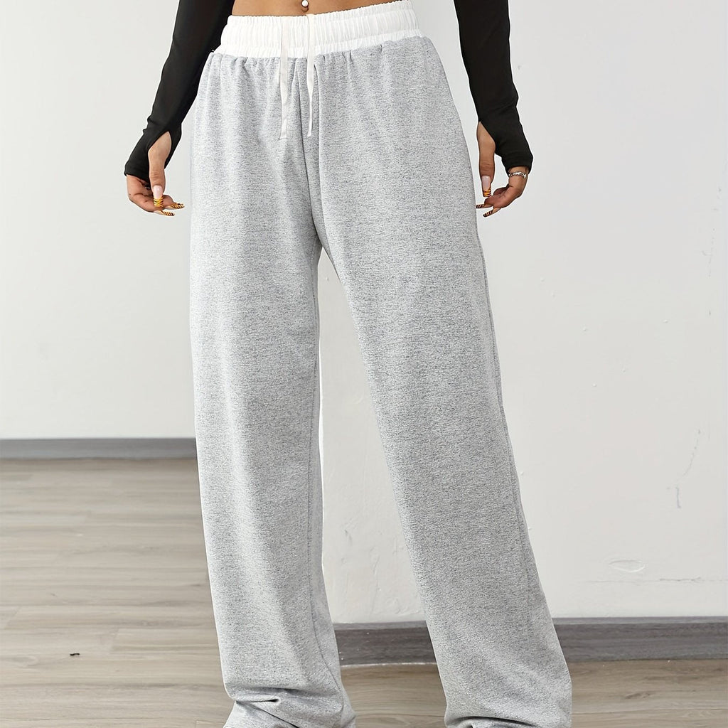 Valenzora | High Stretch Color Combination Trainingshose mit Taschen