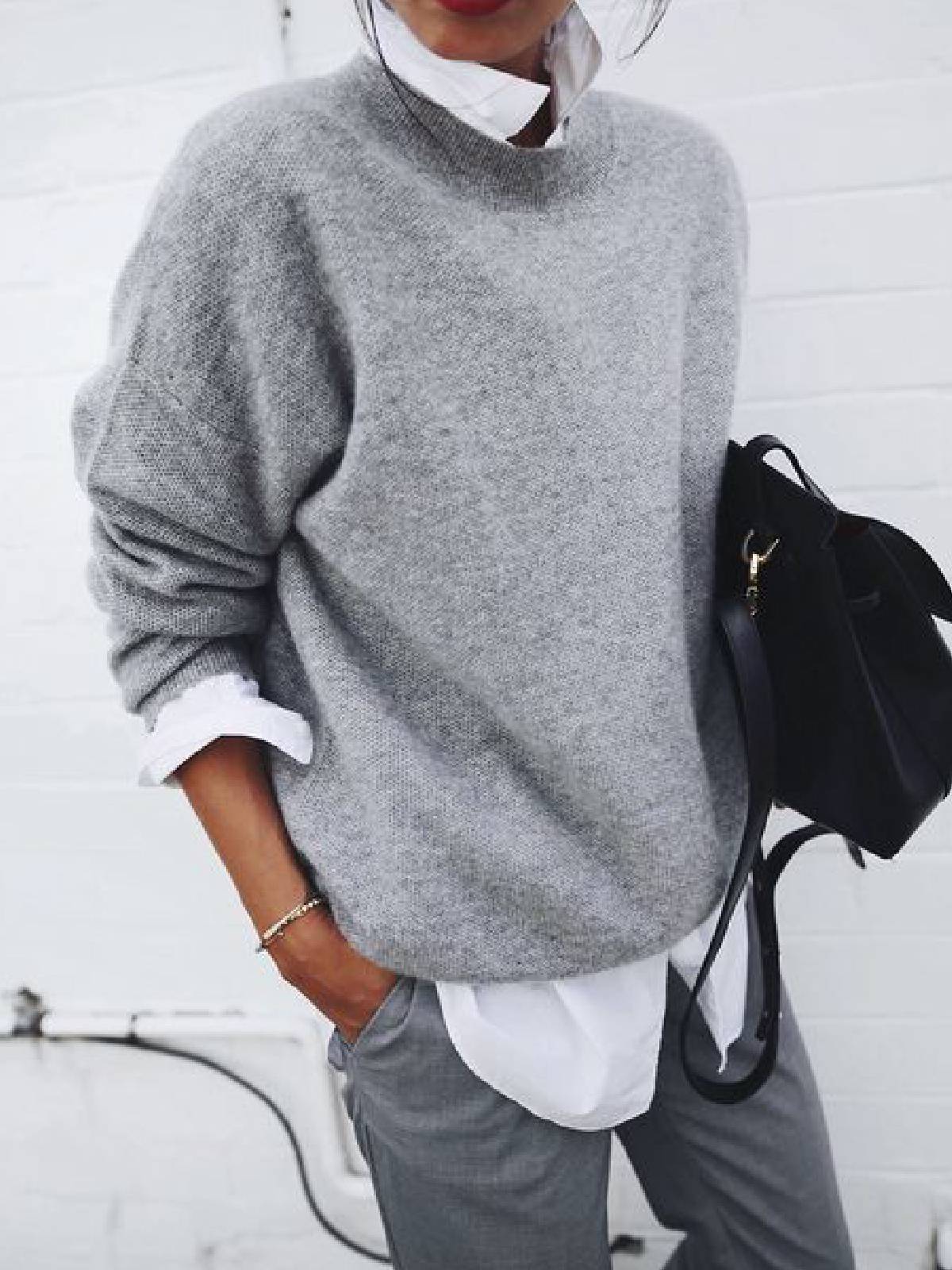 Elegant and casual winter sweaters