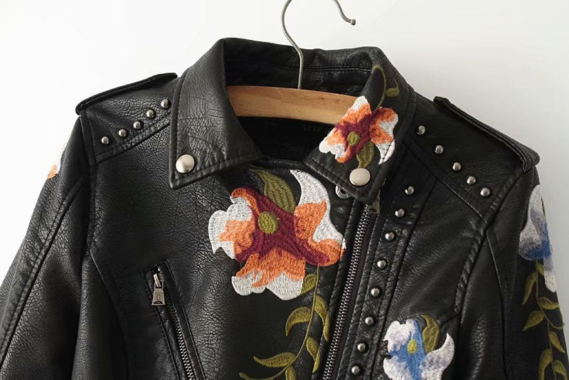 Valenzora | Women's jacket with floral pattern