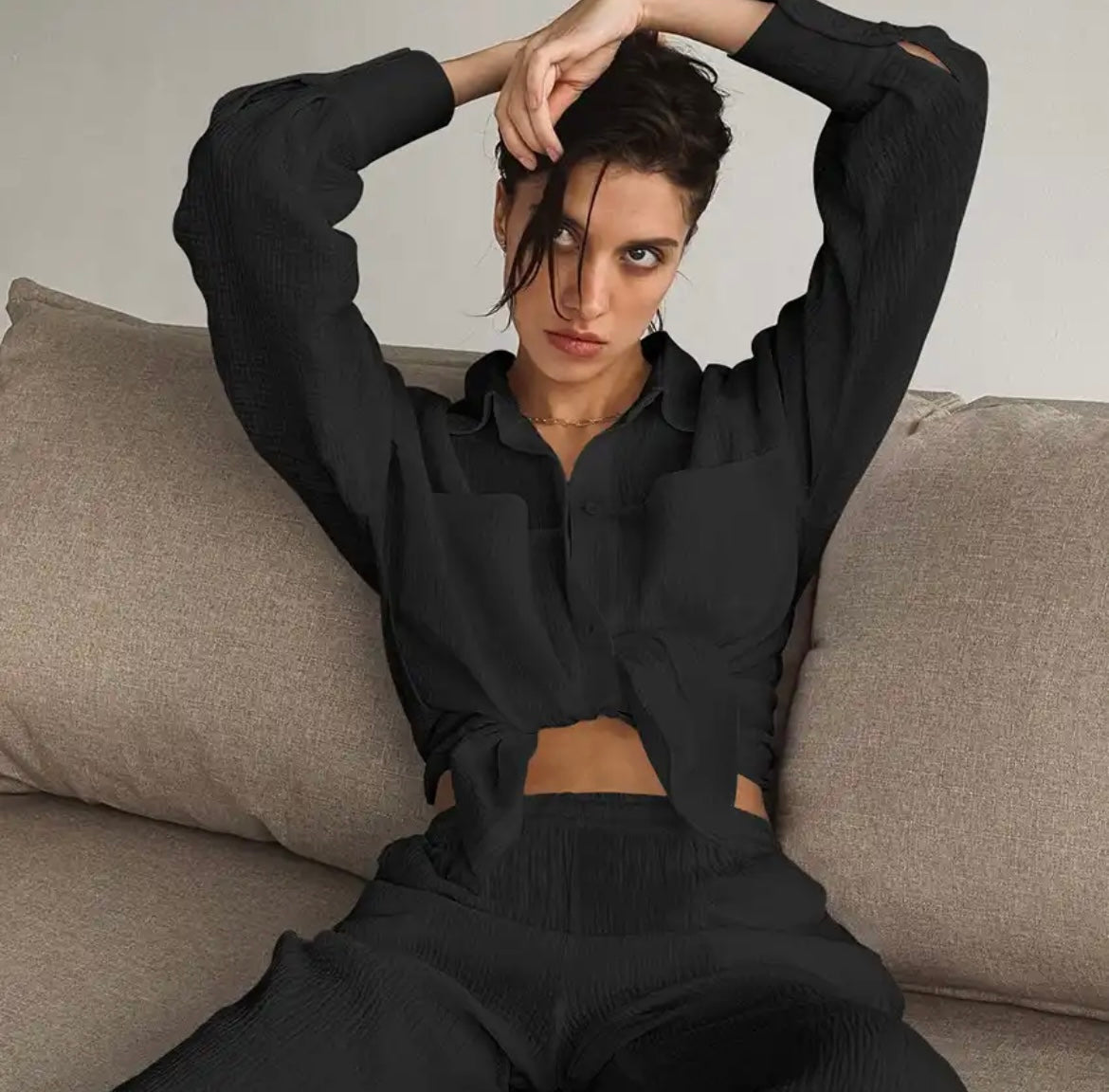 Valenzora | Muslin Two-Piece Set