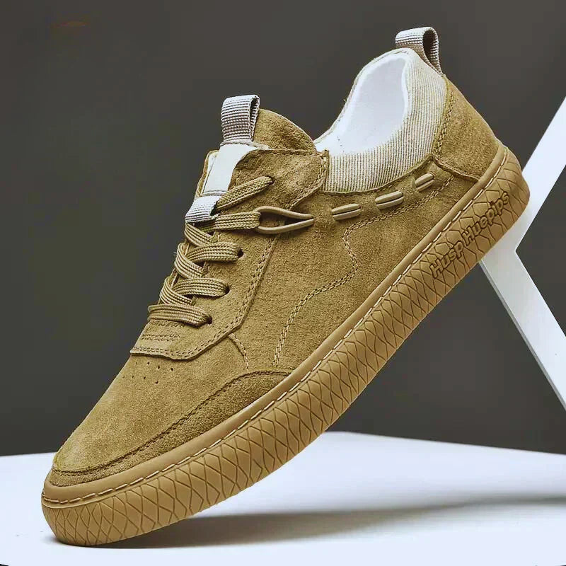 Valenzora | Suede Sneakers with Textured Sole