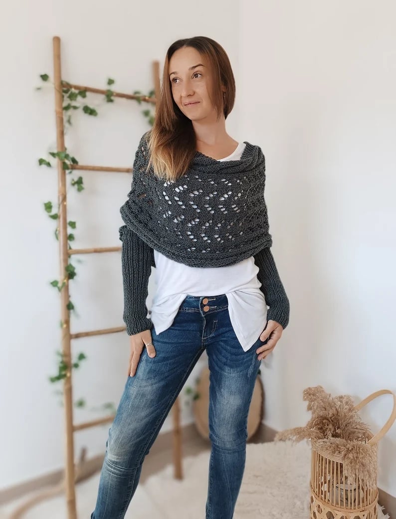 Valenzora | Scarf - elegant women's woven wrap