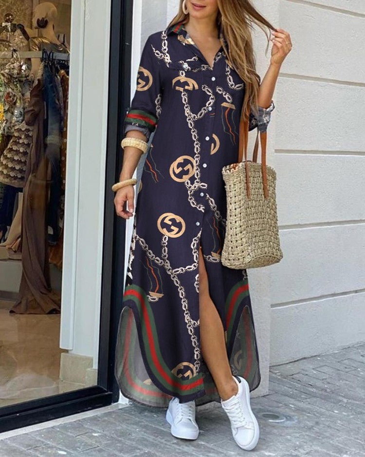 Valenzora | Spring and summer fashion sexy blouse long skirt dress