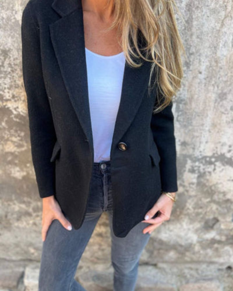Valenzora | One-button blazer