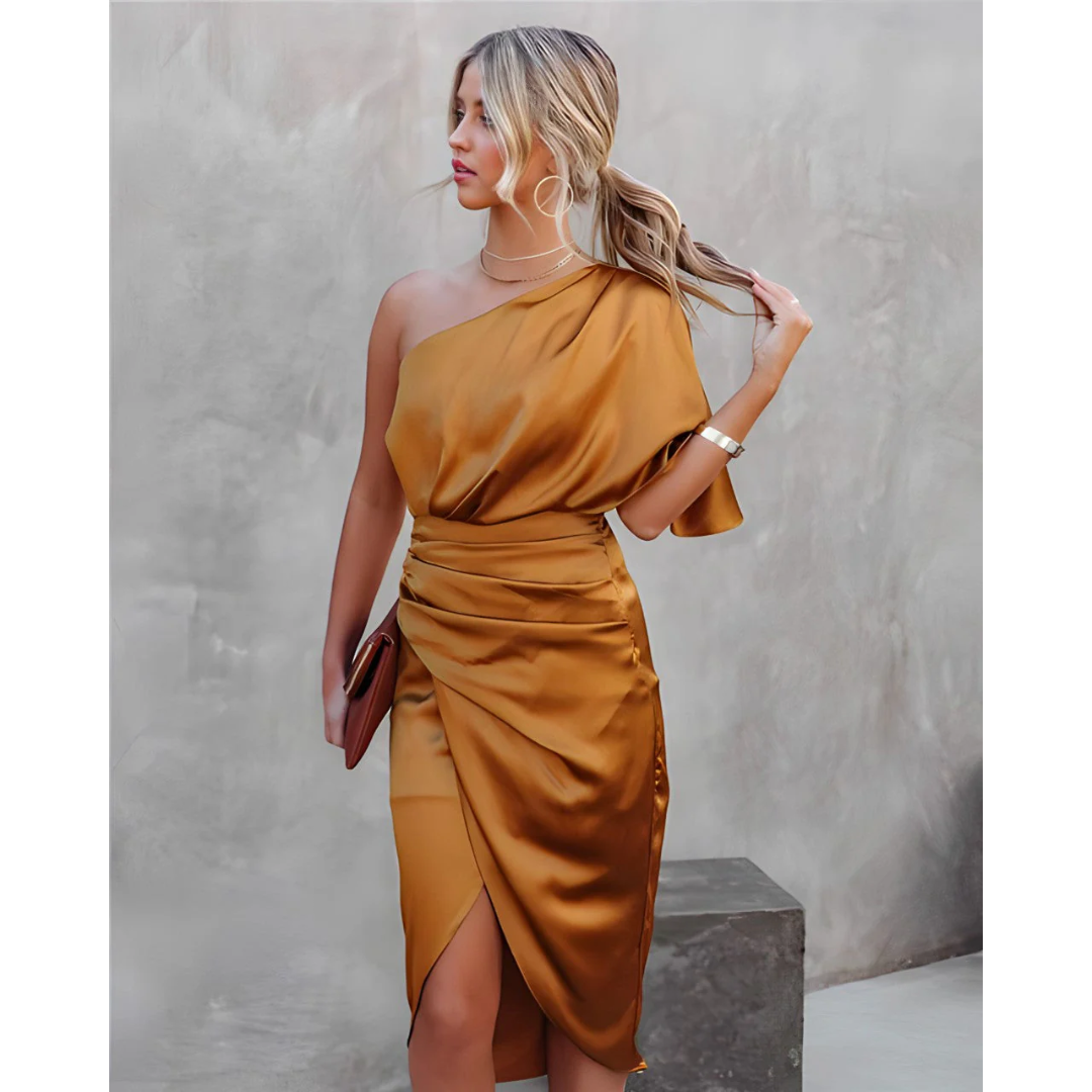 Valenzora | Mini Asymmetrical Dress for Wedding Guests for Women