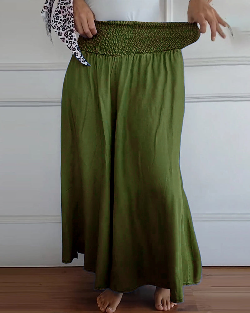 Valenzora | Hose mit elastischem Bund und weitem Bein