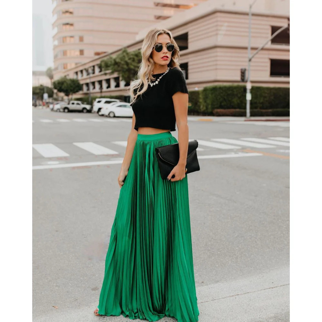 Valenzora | Flowing pleated skirt for women