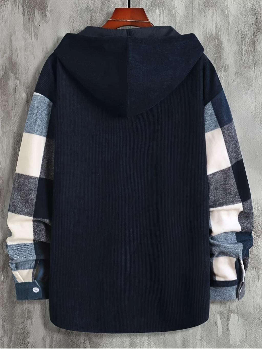 Valenzora | Relax Fit Flannel Shirt with Hood