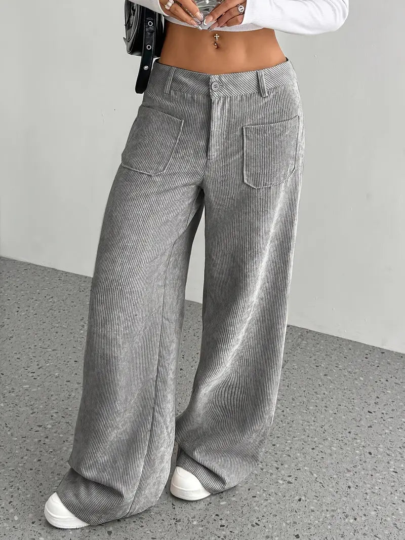 Valenzora | Weite Cordhose für Damen