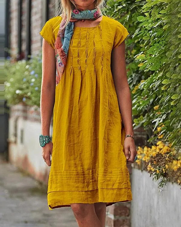 Valenzora | Vintage and casual women's dresses made of sturdy linen