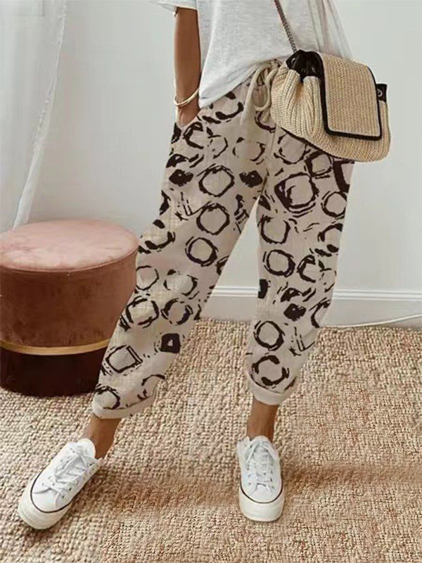 Valenzora | Casual Cotton Linen Trousers for Women