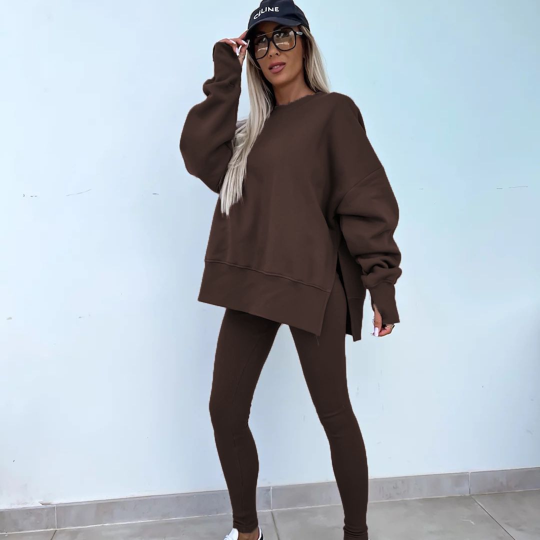 Valenzora | Cozy oversized sweatshirt and leggings set