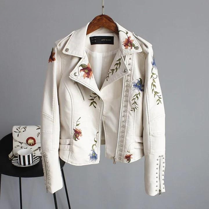 Valenzora | Leather Jacket - Everlasting Chic - Timeless elegance and style for women