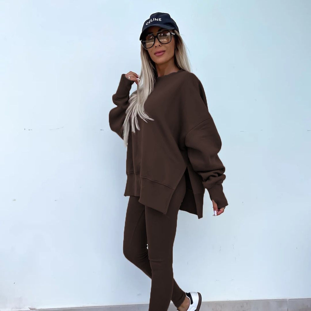 Valenzora | Kuscheliges Oversize-Sweatshirt und Leggings-Set