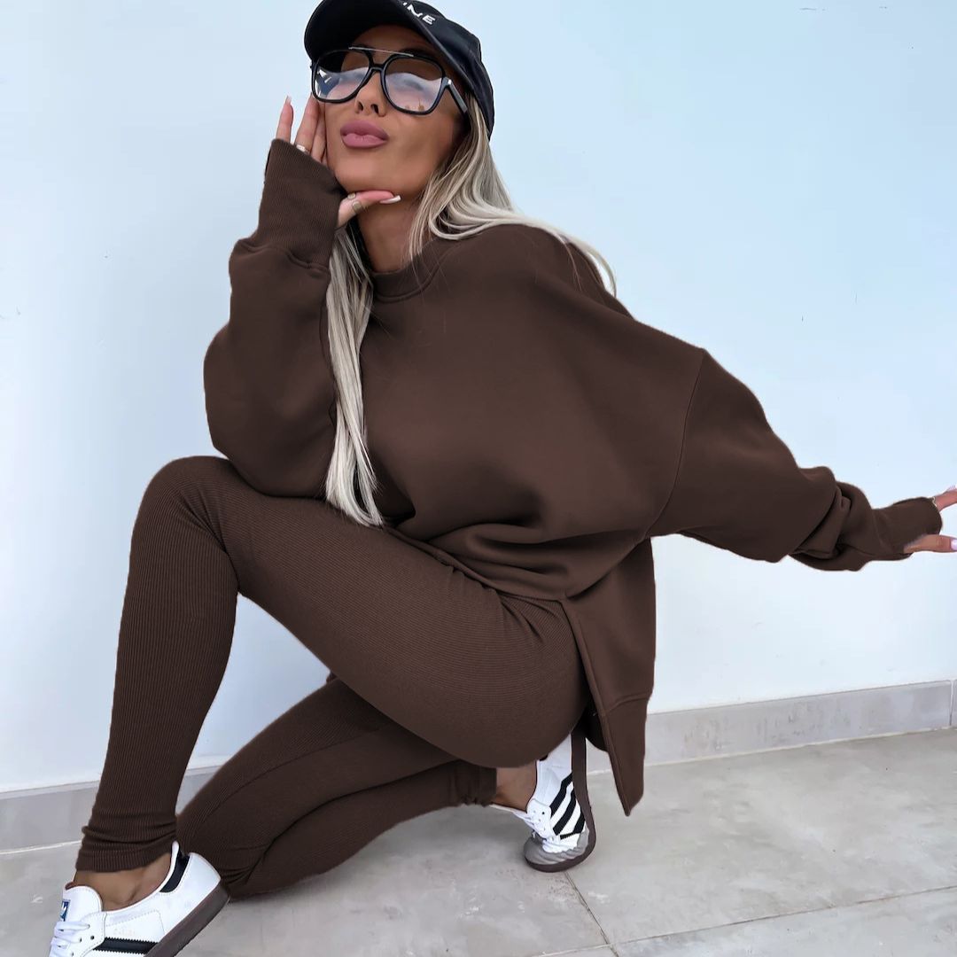 Valenzora | Cozy oversized sweatshirt and leggings set