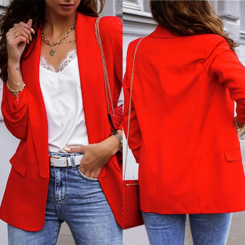 Valenzora | Stylish women's blazers with single button closure, ideal for work