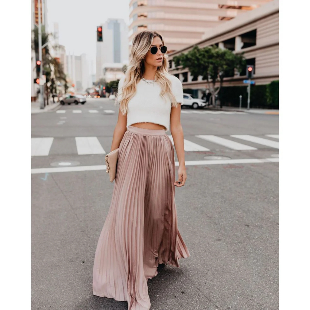 Valenzora | Flowing pleated skirt for women