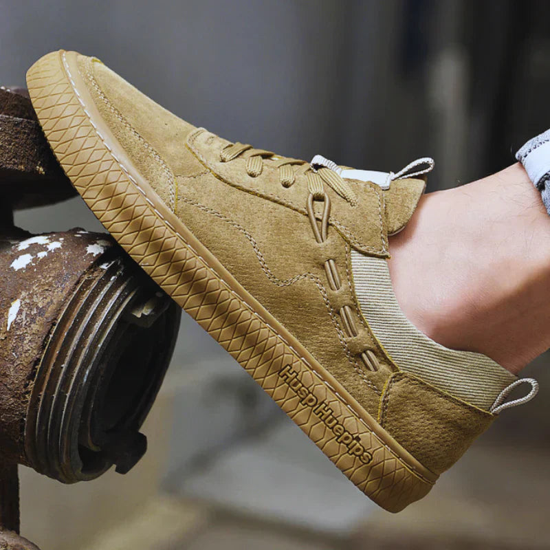 Valenzora | Suede Sneakers with Textured Sole