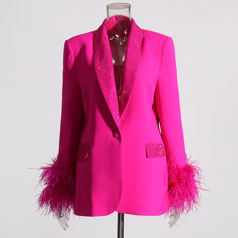 Valenzora women's suit made of fine polyester