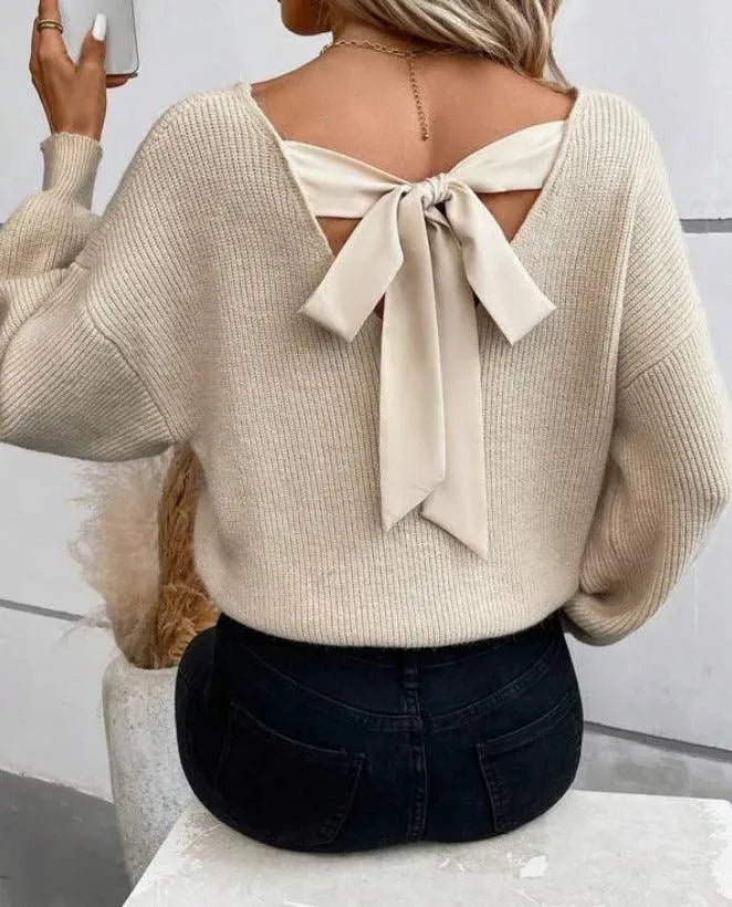 Valenzora | V-neck breide trui