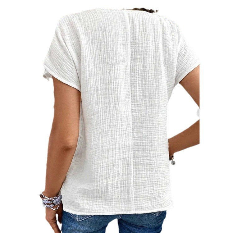 Valenzora | Button-front T-shirt