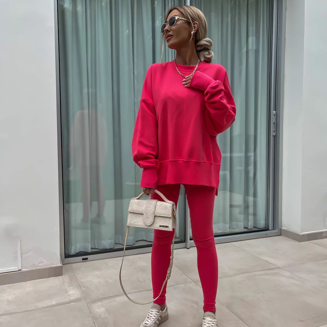 Valenzora | Kuscheliges Oversize-Sweatshirt und Leggings-Set