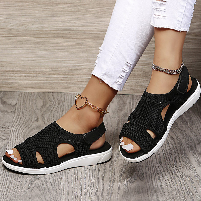 Valenzora | Luftige Sandalen mit ergonomischem Fußbett
