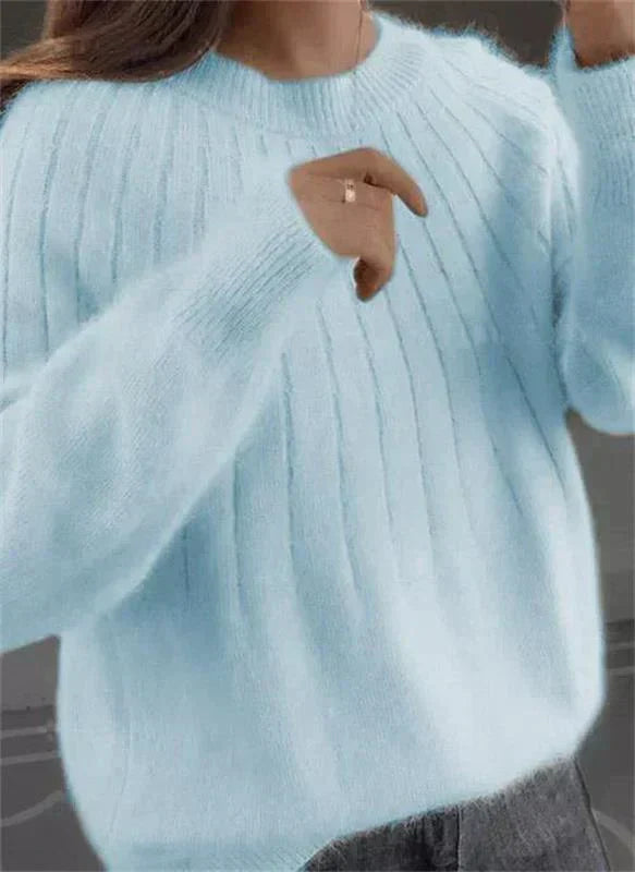 Valenzora | Soft cashmere knit sweater for women - Warm and luxurious