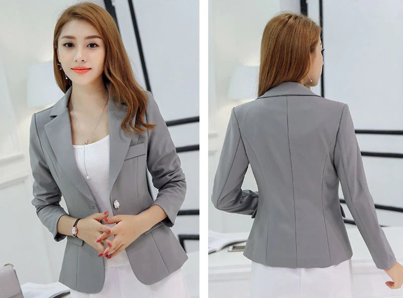 Valenzora Kurze Blazer mit Taschen für die Freizeit