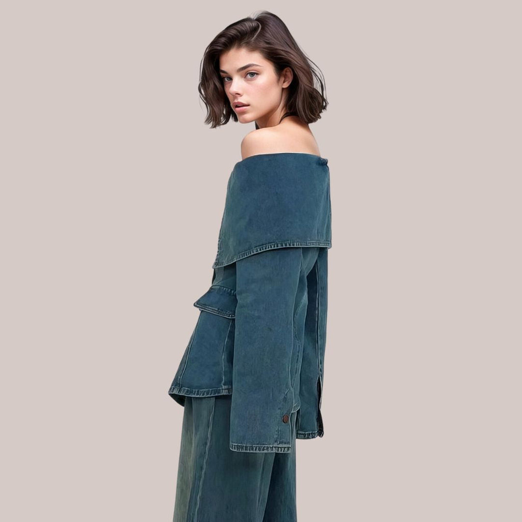 Valenzora – Stylische Jeansjacke mit Knopfdetails