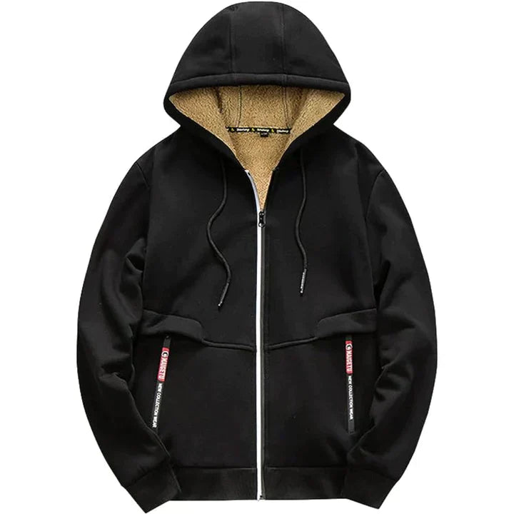 Valenzora | Kapuzenpullover mit Fleece-Futter und Reißverschluss