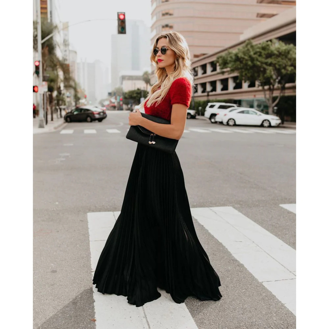 Valenzora | Flowing pleated skirt for women