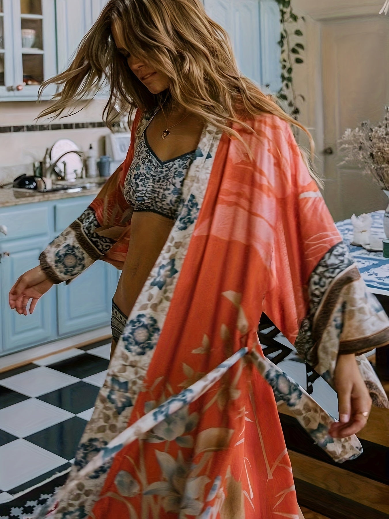 Valenzora | Printed, Kimono-Inspired, Stylish Beach Wrap