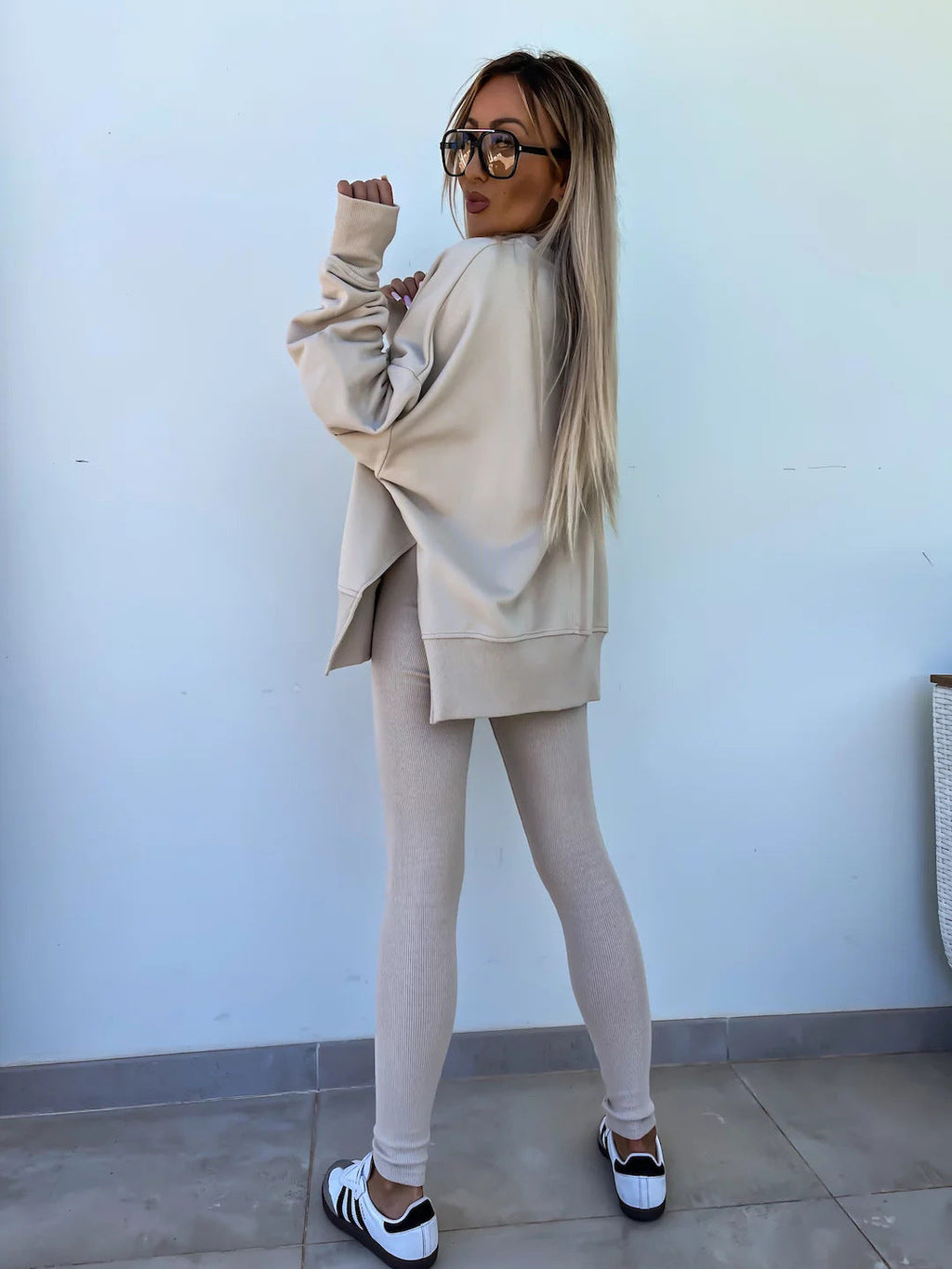 Valenzora | Damen Anzug im Relaxed-Stil mit langen Ärmeln – Winter-Set