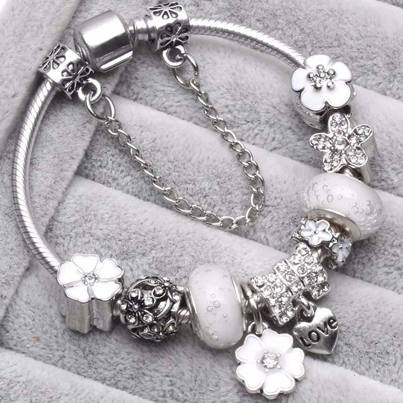 Valenzora | Pfirsichblüten-Armband