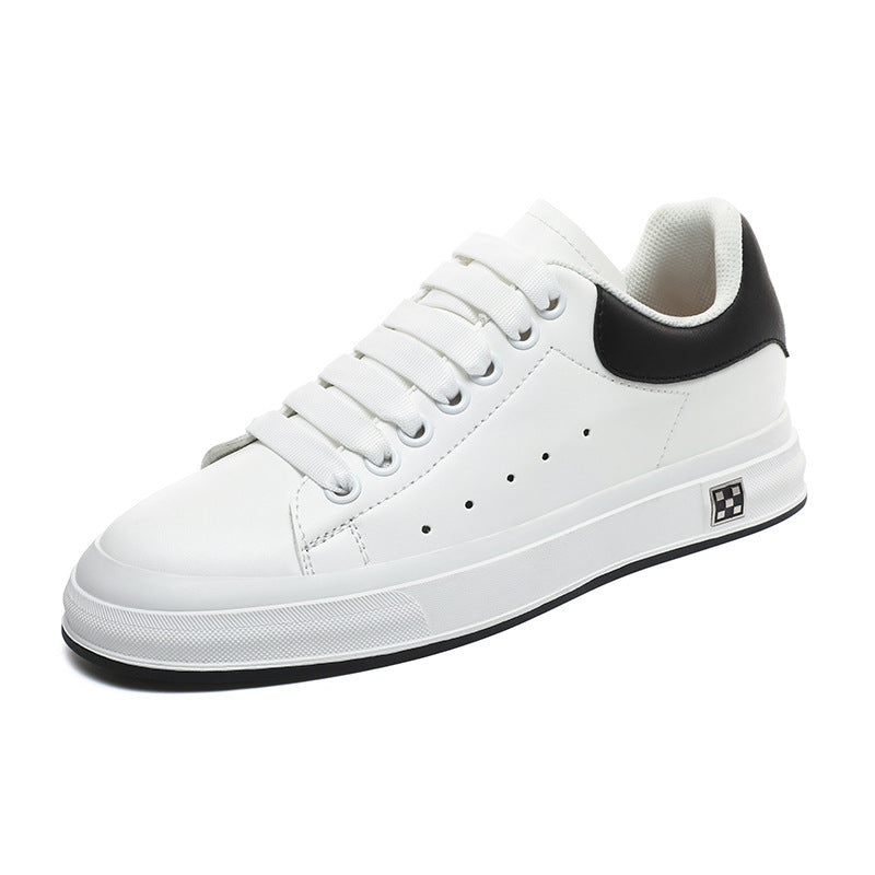 Valenzora | Sneakers with a Heel: Comfortable Casual Shoes with a 6 cm Hidden Heel, Made of Faux Leather, For Everyday & Business