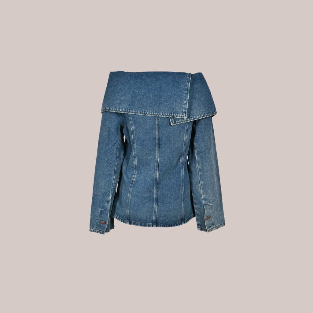 Valenzora – Stylische Jeansjacke mit Knopfdetails