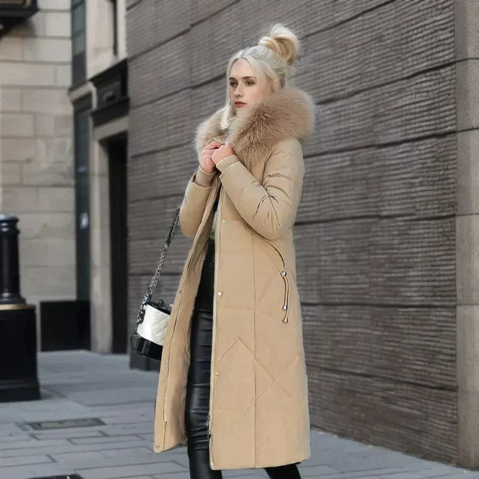 Valenzora | Stylish Italian coat with faux fur