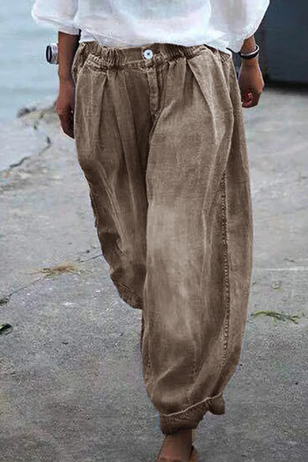 Valenzora | Bohemian Floral Printed Oversized Harem Pants