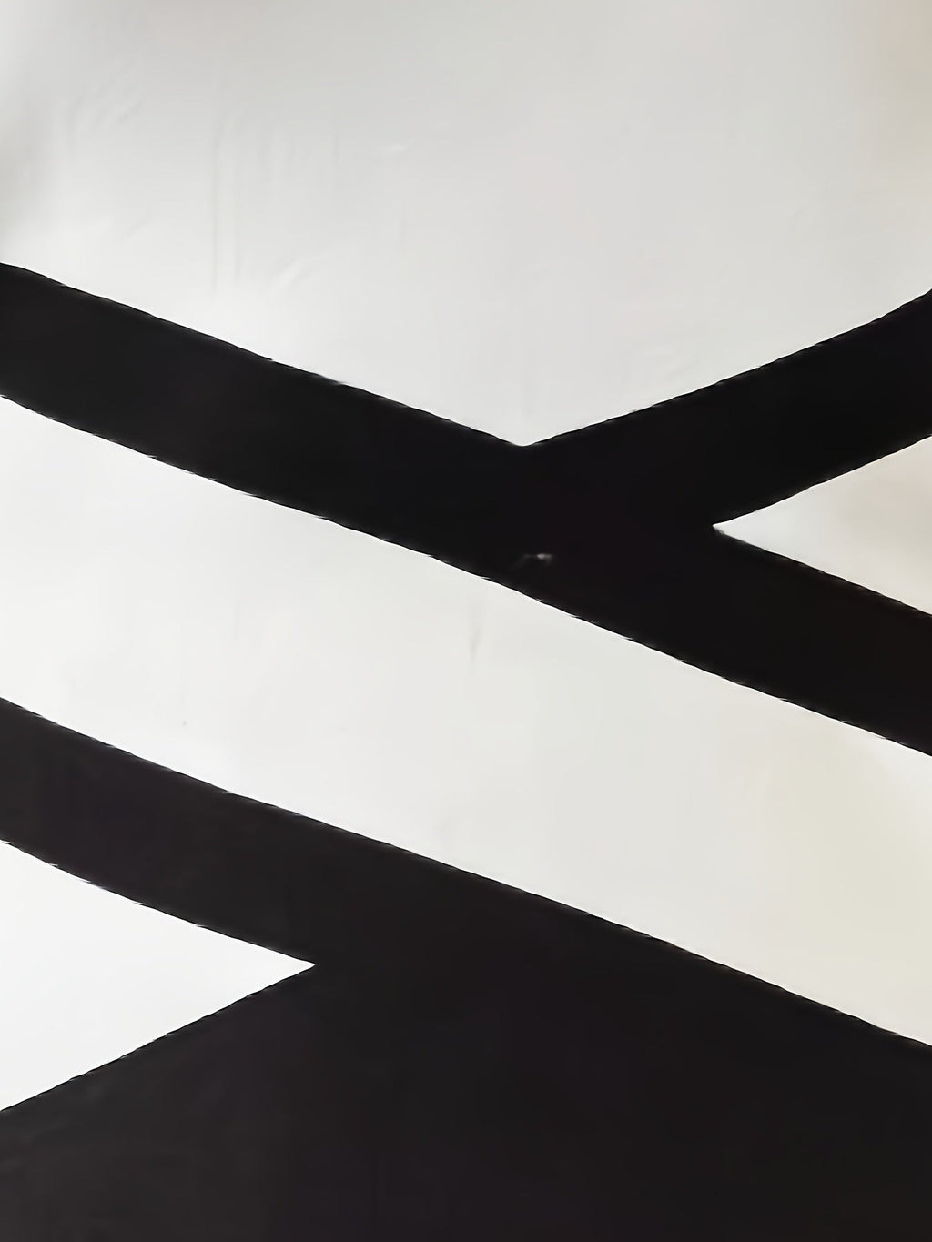 Valenzora | Black striped dress, sleeveless, elegant A-line with V-neck