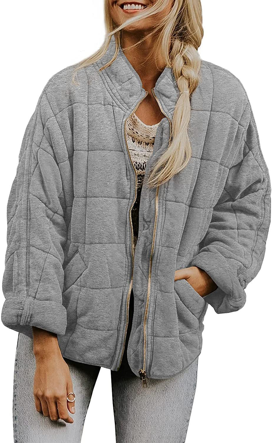 Valenzora | Lockere Jacke aus dicker Baumwolle