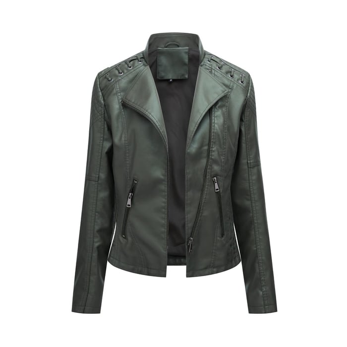Valenzora | Washed Lammlederjacke