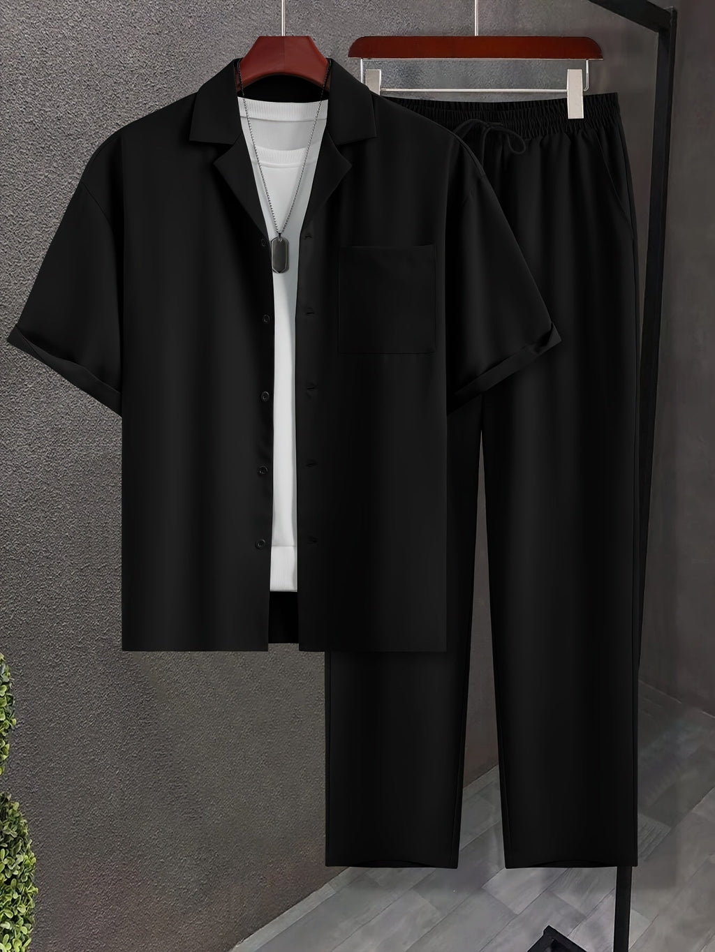 Valenzora | Summer outfit set in a single color